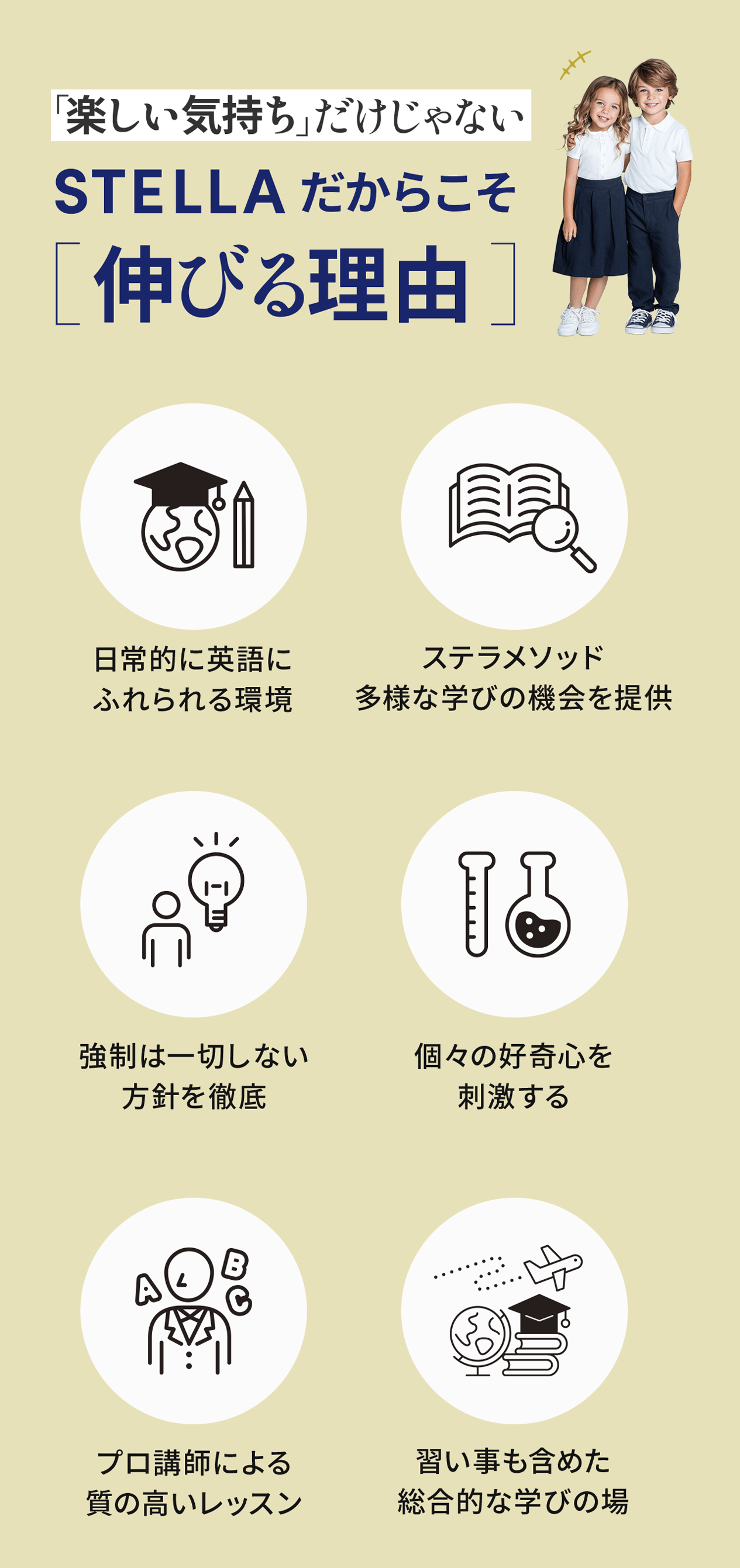 STELLAだからこそ 伸びる理由